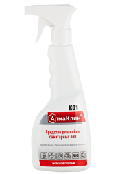 АлмаКлин K01, 0,5л. Кислотное моющее средство для санузлов (жидкое) триггер.