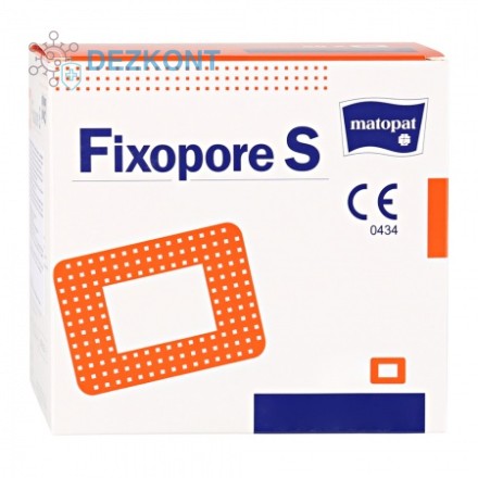 Повязка Matopat Fixopore S нетканая с подушечкой стерильная 10х25 см 25 шт