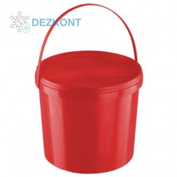 Organic Одноразовые контейнеры для органических отходов 10 с ручкой красный