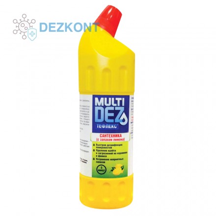 МультиДез Тефлекс Лимон для сантехники 0,5 л